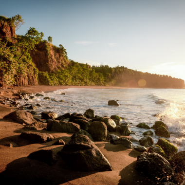 Brilliant Black Sand Beaches in the Caribbean - Foodica